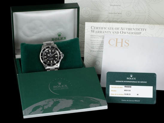 Rolex Submariner Maxi Dial - Rolex Service Guarantee  Watch  5513 